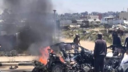 3 شهداء وجرحى في غارة إسرائيلية على جنوب قطاع غزة