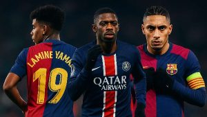 موعد والقناة الناقلة لمباراة برشلونة وباريس سان جيرمان في دوري أبطال أوروبا