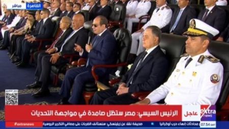 الرئيس السيسي: الشرطة والجيش جناحا الأمن القومي المصري.. والحفاظ عليهما «مسئولية»